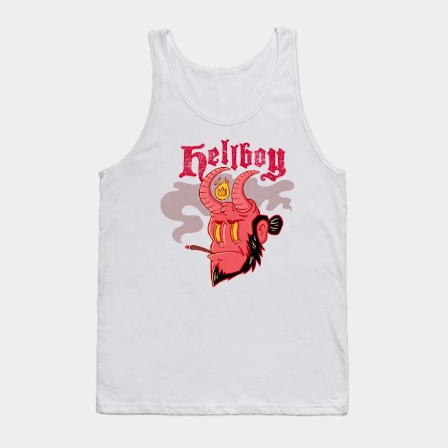 Hellboy Tank Top by atomiqueacorn